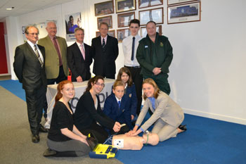 AYLESFORD SCHOOL GETS LIFESAVING EQUIPMENT THANKS TO LOCAL MP AYLESFORD SCHOOL GETS LIFESAVING EQUIPMENT THANKS TO LOCAL MP