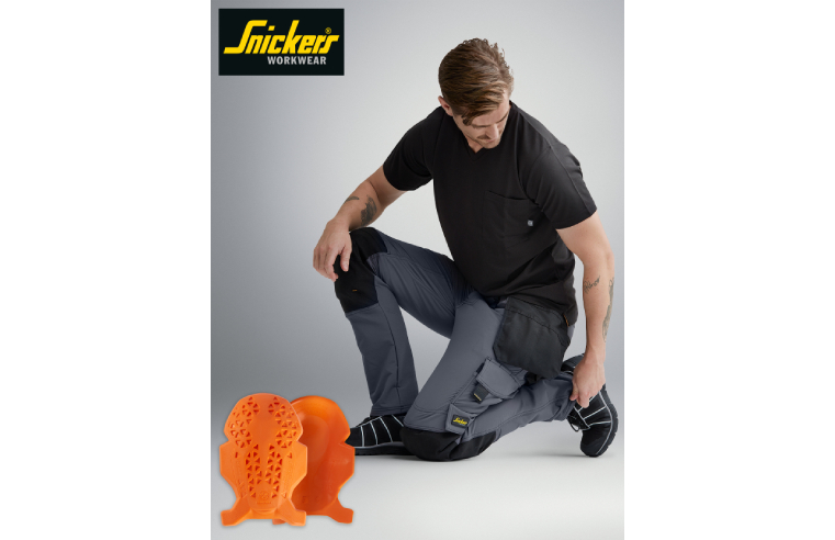 ERGONOMIC KNEE PROTECTION WITH D30 FROM SNICKERS WORKWEAR