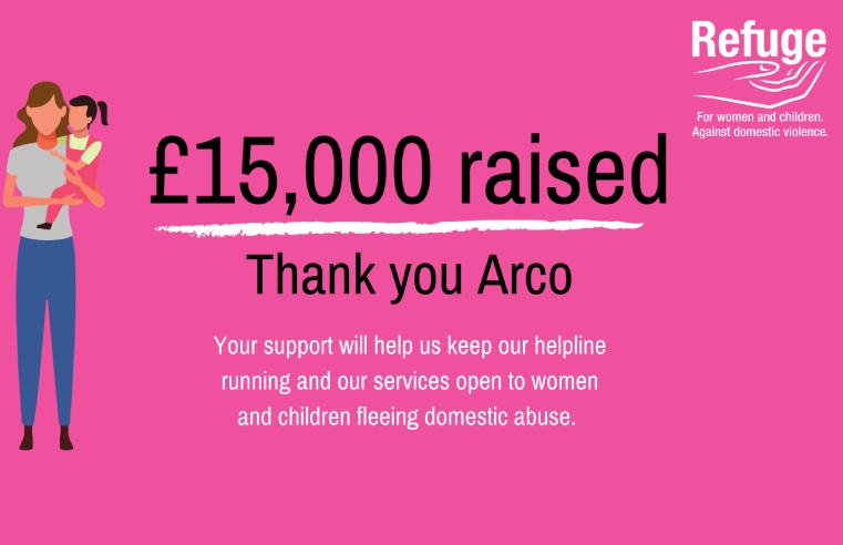 UK SAFETY EXPERT ARCO DONATES Â£10,000 TO REFUGE 