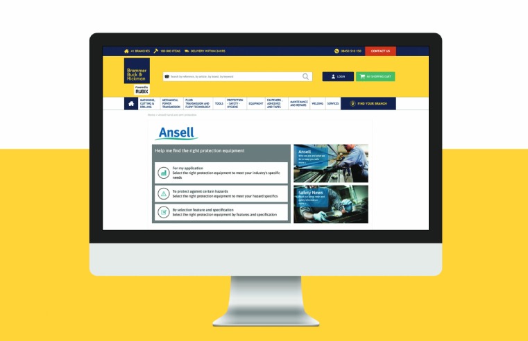 BRAMMER BUCK & HICKMAN LAUNCHES INTERACTIVE HAND & ARM PROTECTION ADVISOR FOR ANSELL 
