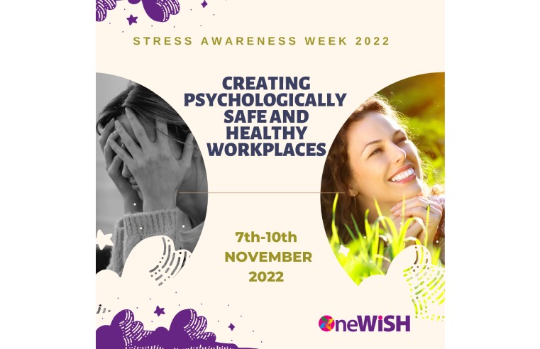 ONEWISH TO HOST EVENT FOR INTERNATIONAL STRESS AWARENESS WEEK 2022 