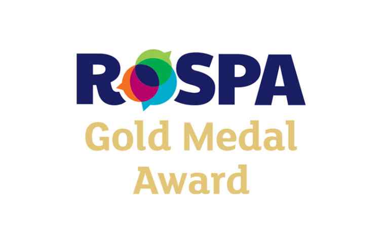 DERWENT RECEIVES ROSPA GOLD AWARD 