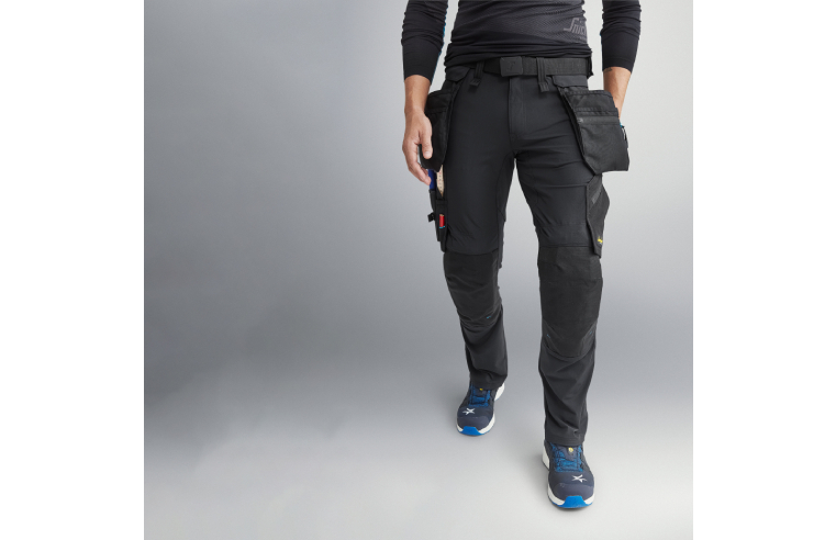 Snickers LiteWork stretch trousers with detachable holster pockets