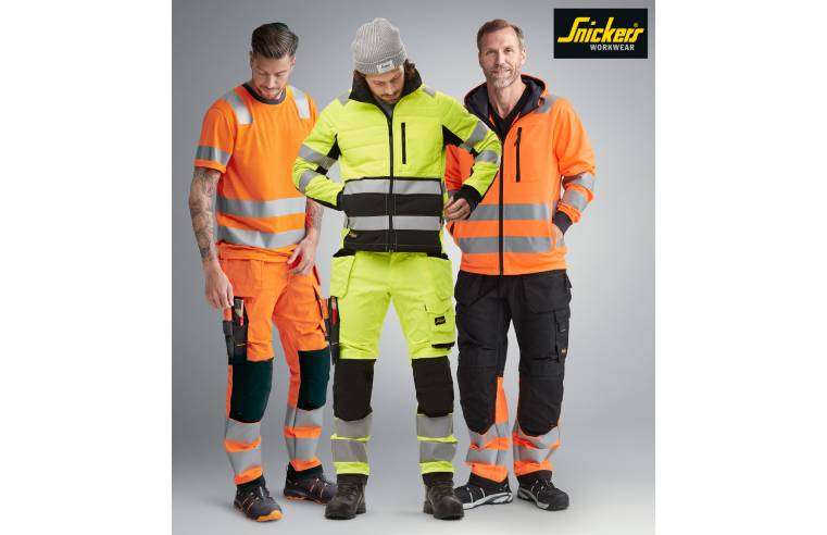 Snickers Workwear  SUSTAINABLE HiVis Protective Wear  Health  Safety  Update