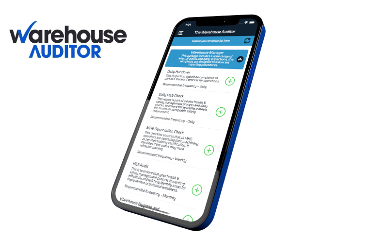 WAREHOUSE AUDITOR RELEASES NEW APP AND MORE INSPECTION TEMPLATES