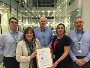 YORKSHIRE BUILDING SOCIETY AWARDED TOP HEALTH AND SAFETY STANDARD